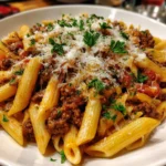 Cheesy Beef Pasta – Hearty, Creamy & Ultimate Comfort Food!