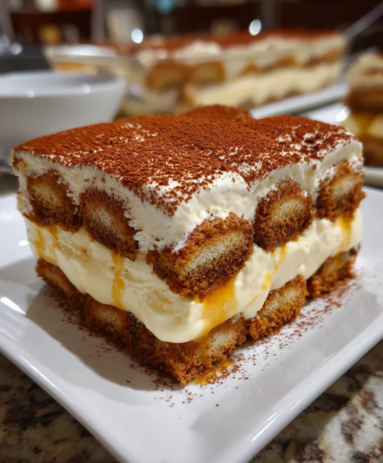 Easy Gingerbread Tiramisu – Cozy, Creamy & Perfectly Festive!