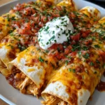 Queso Chicken Enchiladas Bake – Creamy, Cheesy & Packed with Tex-Mex Flavor!