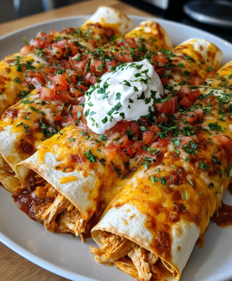 Queso Chicken Enchiladas Bake – Creamy, Cheesy & Packed with Tex-Mex Flavor!