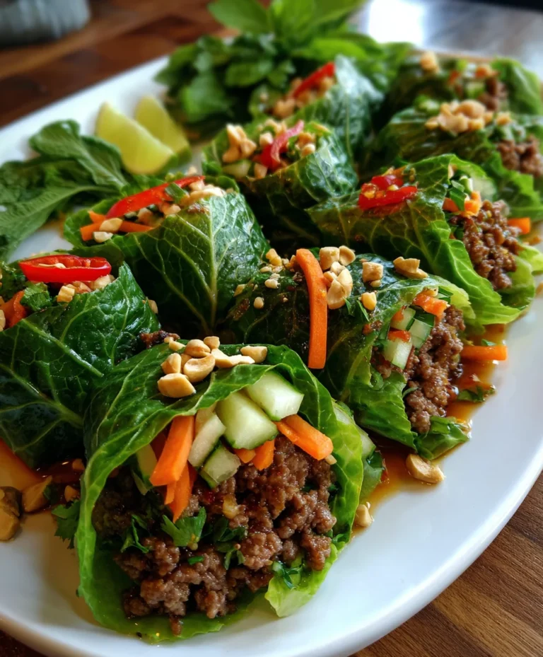 Thai Basil Beef Rolls – Fresh, Savory & Bursting with Bold Thai Flavor!