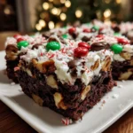 Christmas Magic Layer Brownie Bars – Rich, Gooey & Bursting with Holiday Cheer!