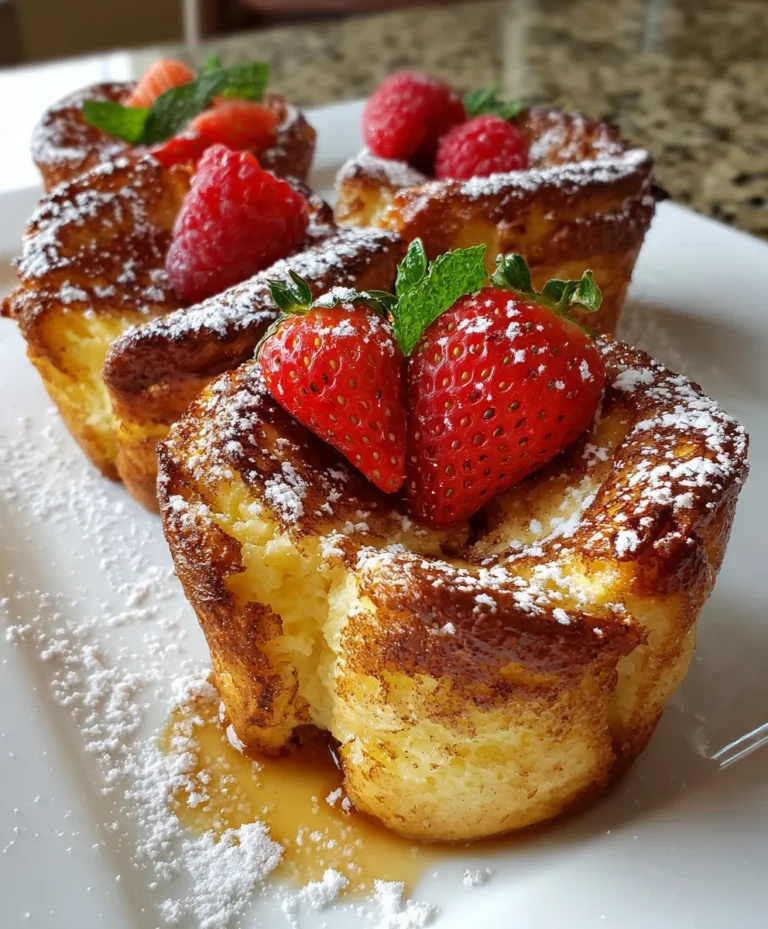 French Toast Cups – Soft, Cinnamon-Sweet & Perfectly Bite-Sized!