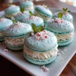 Peppermint Macarons – Delicate, Festive & Filled with Holiday Magic!