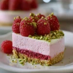 Raspberry Pistachio Mousse Cake – Elegant, Fruity & Luxuriously Nutty!
