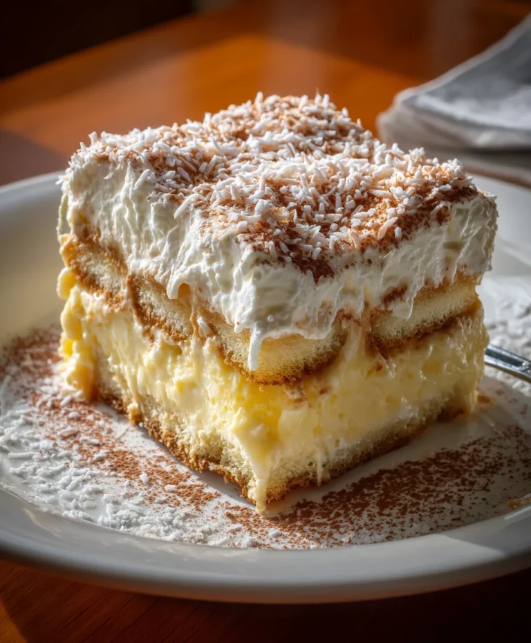 Coconut Rum (Coquito) Tiramisu – Creamy, Boozy & Caribbean-Holiday Dreaminess!