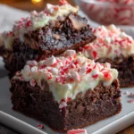 Peppermint Brownies – Rich, Fudgy & Bursting with Holiday Mint Bliss!