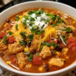 Crockpot Cream Cheese Chicken Chili – Creamy, Cozy & Slow-Cooked Perfection!