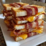 Bacon Wrapped Grilled Cheese Fingers – Crispy, Cheesy & Irresistibly Comforting!