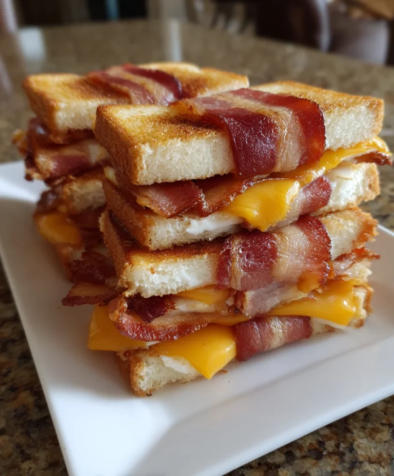 Bacon Wrapped Grilled Cheese Fingers – Crispy, Cheesy & Irresistibly Comforting!