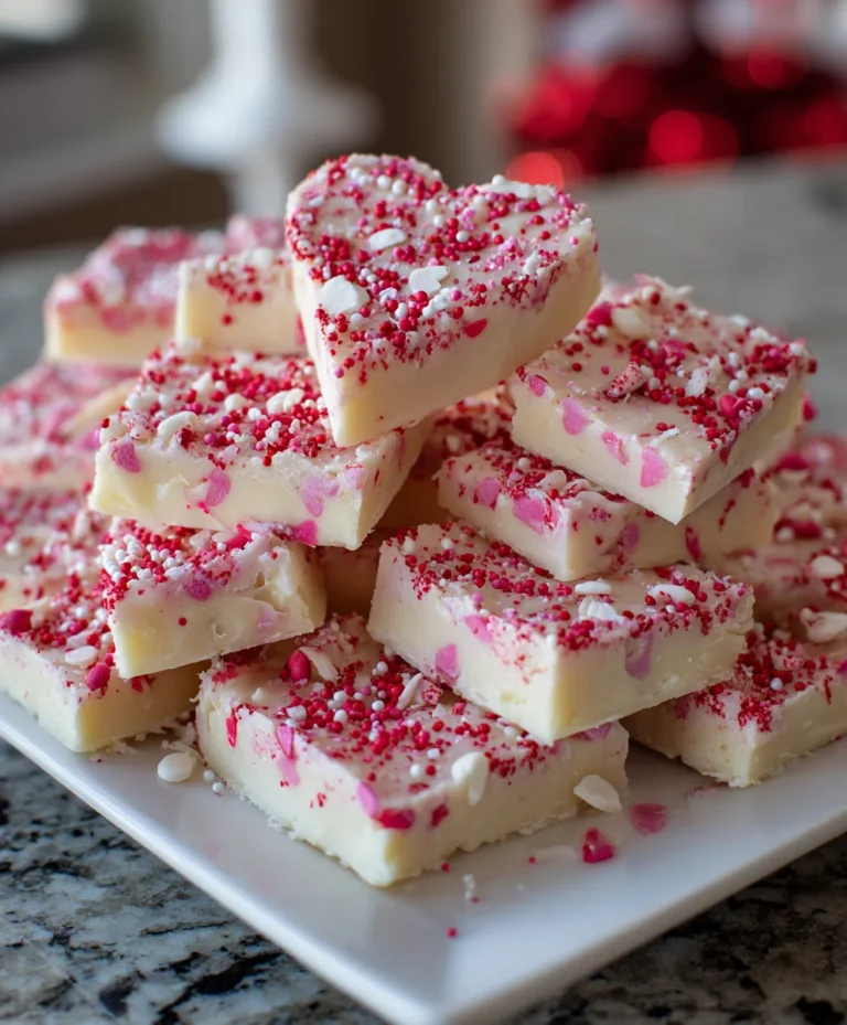 Valentine’s Day Sugar Cookie Fudge – Sweet, Creamy & Full of Love!