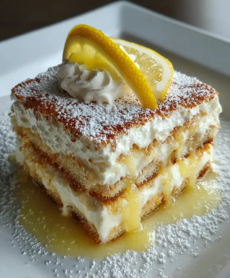 Lemon Tiramisu – Bright, Creamy & Elegantly Refreshing!