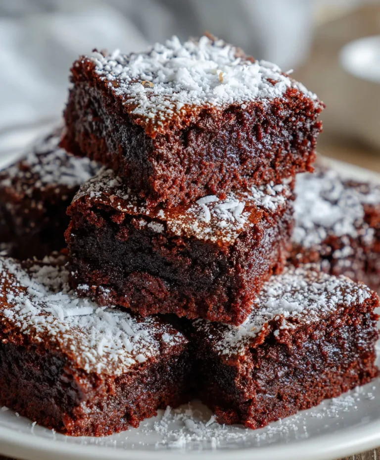 Coconut Brownies – Fudgy, Chewy & Loaded with Tropical Coconut Bliss!