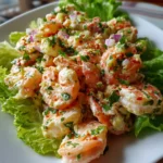 Tuna Salad with Shrimp & Garlic Butter – Fresh, Savory & Packed with Seafood Flavor!