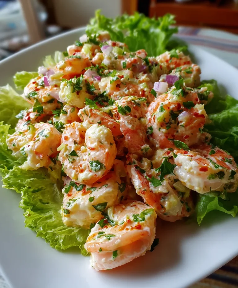 Tuna Salad with Shrimp & Garlic Butter – Fresh, Savory & Packed with Seafood Flavor!