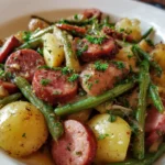 Crockpot Kielbasa Potatoes Green Beans – Hearty, Savory & Effortlessly Delicious!