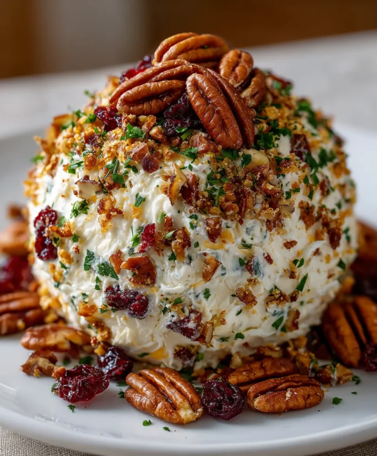 Easy Cheese Ball Party Snack – Creamy, Crowd-Pleasing & Party-Perfect!