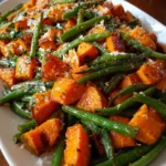 Sweet Potato Green Bean Tray Bake – Simple, Savory & Perfectly Roasted!