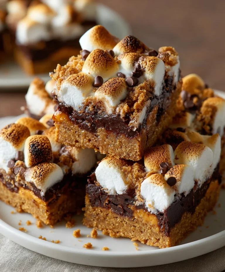 S’mores Gingerbread Cookie Bars – Gooey, Spiced & Festive-Favorite!