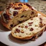 Cranberry Raisin Walnut Cinnamon Artisan Bread – Rustic, Aromatic & Perfectly Cozy!