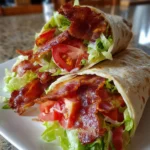 Gourmet BLT Wraps with Secret Sauce – Crispy, Fresh & Irresistibly Delicious!