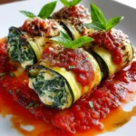 Vegan Zucchini Spinach Rollatini – Light, Creamy & Comfortingly Plant-Based!