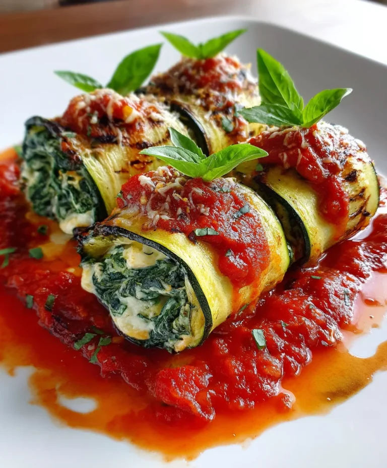 Vegan Zucchini Spinach Rollatini – Light, Creamy & Comfortingly Plant-Based!