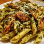 Basil Pesto Chicken Pasta – Fresh, Creamy & Packed with Italian Flavor!