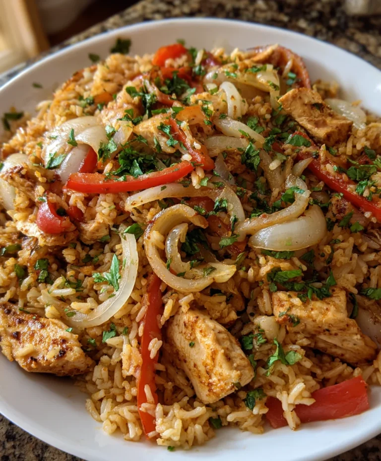 Chicken Fajita Rice – Bold, Colorful & Bursting with Tex-Mex Flavor!