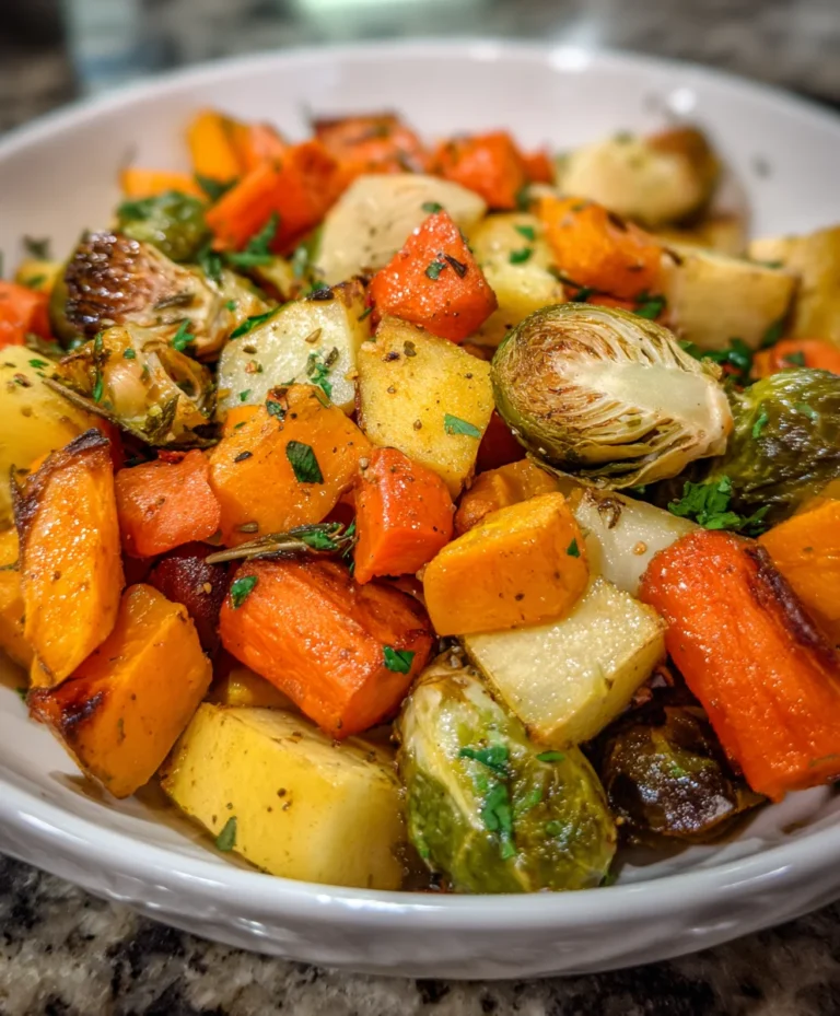 Slow Cooker Roasted Fall Vegetables – Cozy, Hearty & Full of Autumn Flavor!