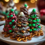 Chocolate Pretzel Christmas Trees – Cute, Crunchy & Festively Sweet!