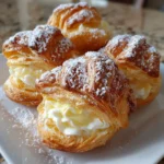 Vanilla Custard Cannoncini – Flaky, Creamy & Pure Italian Elegance!