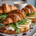 Apple Goat Cheese Croissant – Flaky, Sweet-Savory & Bakery-Style Delicious!