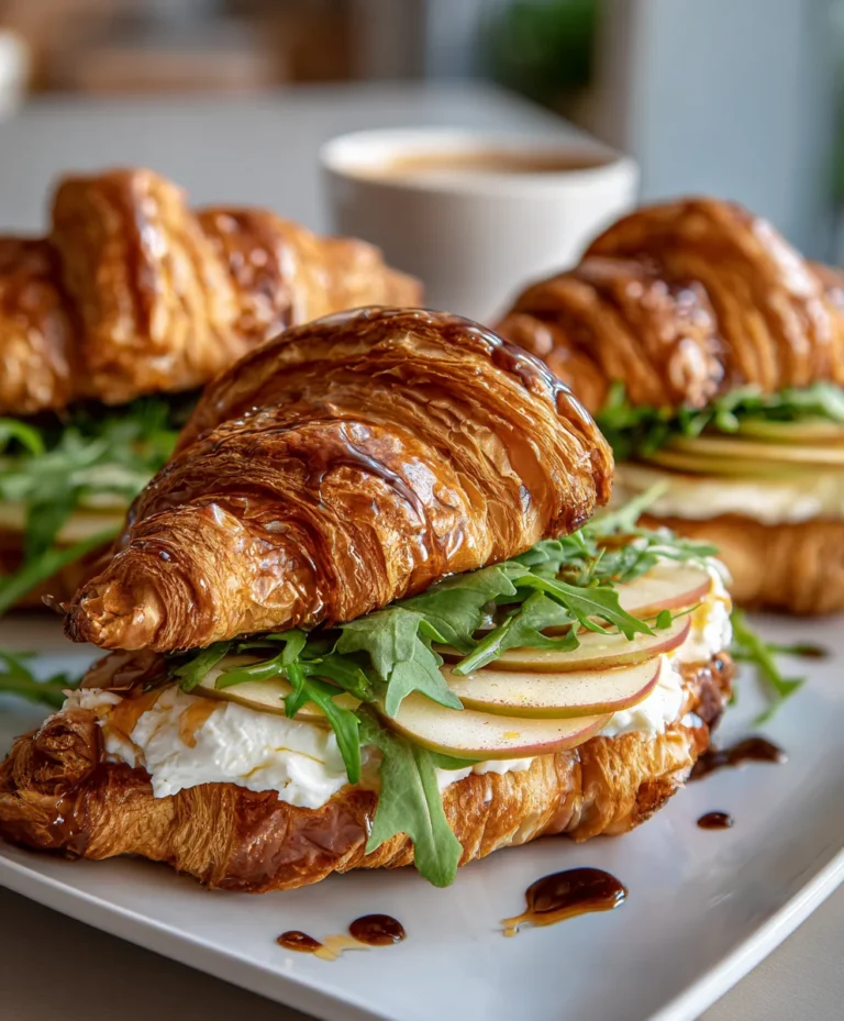 Apple Goat Cheese Croissant – Flaky, Sweet-Savory & Bakery-Style Delicious!