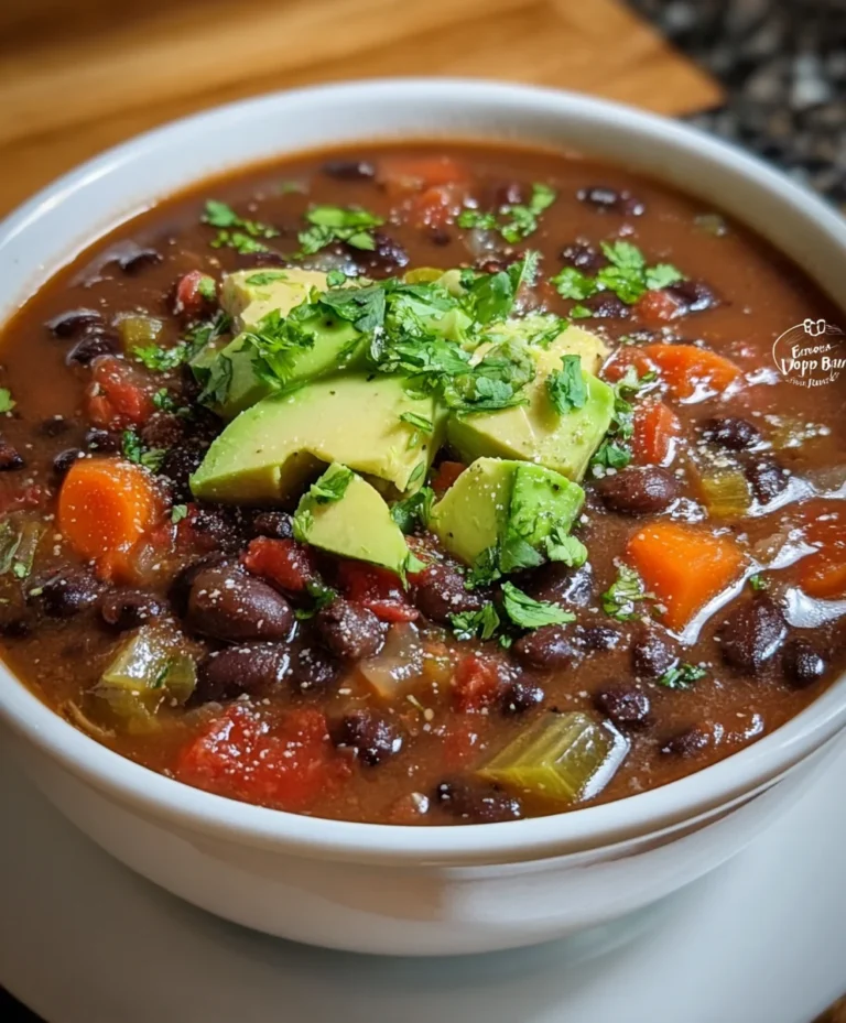 Slow Cooker Black Bean Soup – Hearty, Cozy & Comforting!