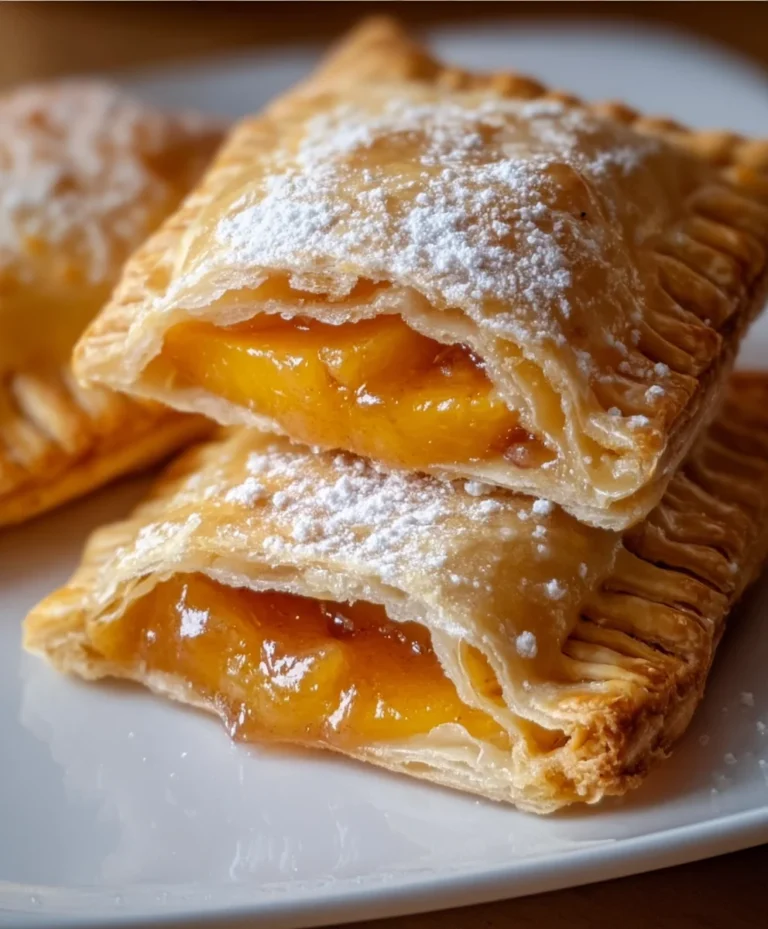 Peach Hand Pies – Flaky, Buttery & Bursting with Sweet Peach Flavor!