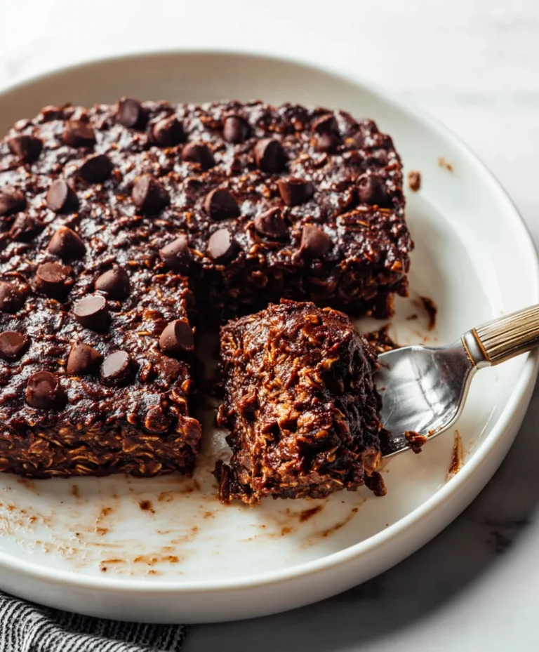 Fudgy Chocolate Baked Oats – Rich, Cozy & Chocolate-Lover Approved!