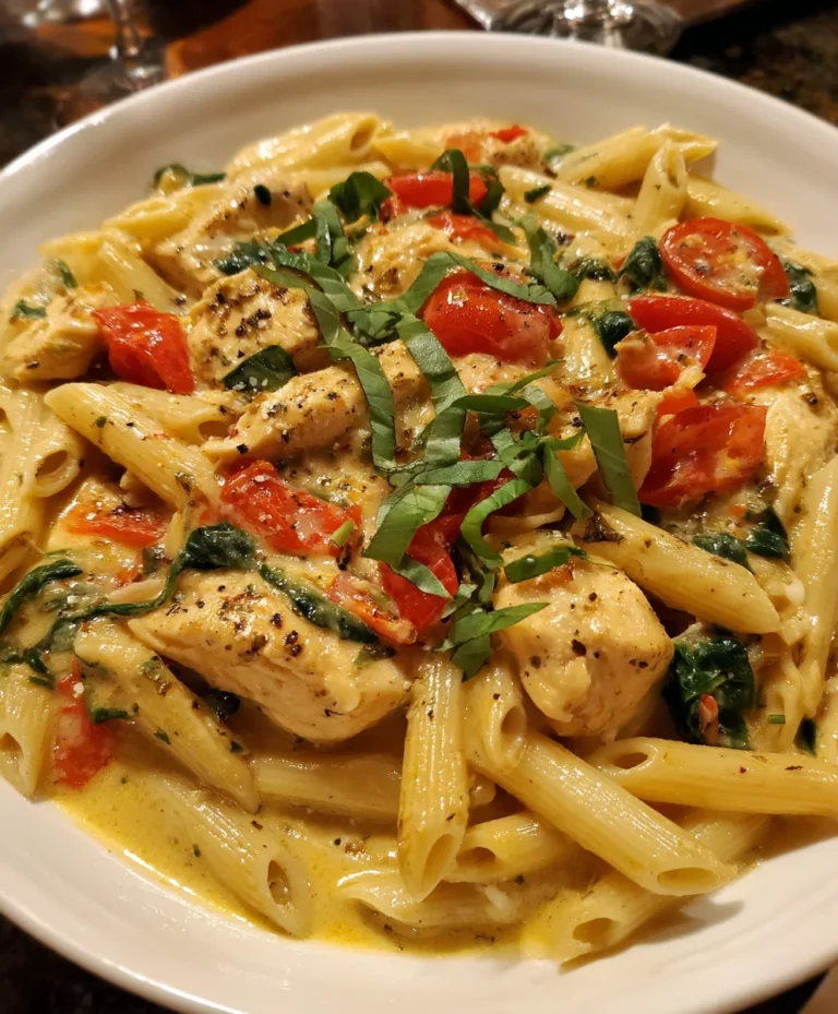 Slow Cooker Olive Garden Chicken Pasta – Creamy, Comforting & Effortlessly Delicious!