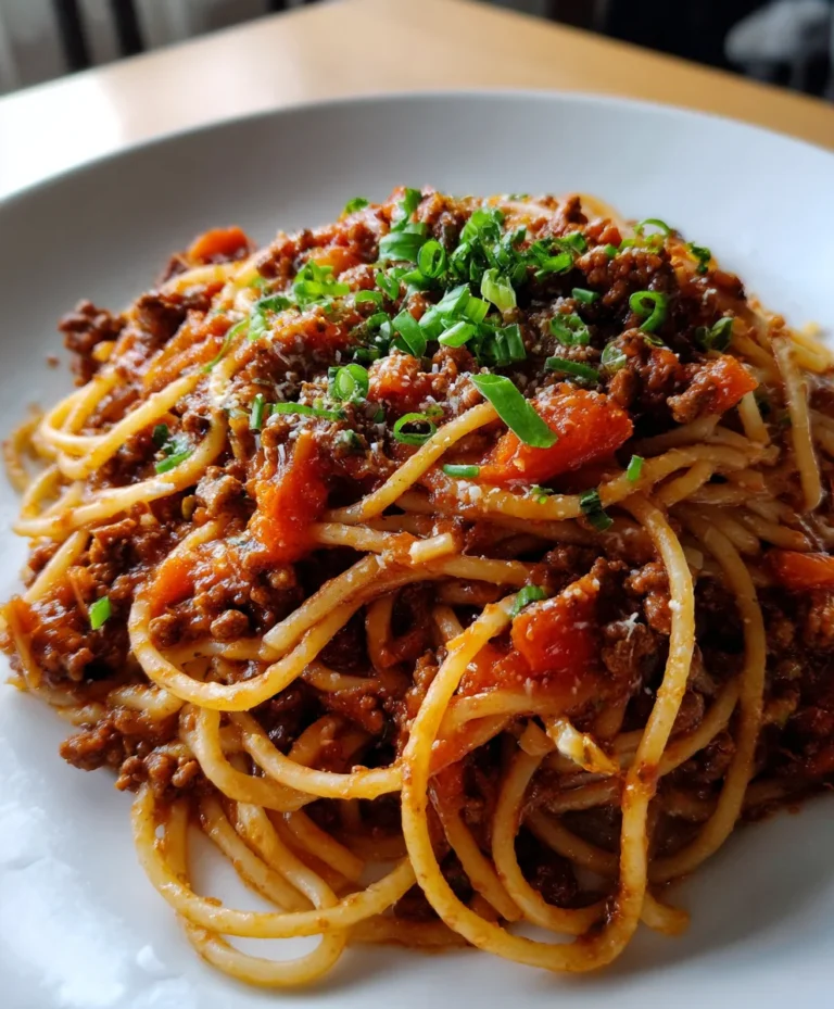 Pasta Bolognese – Rich, Hearty & Comfort Food Perfection!