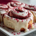 Red Velvet Valentine’s Day Cinnamon Rolls – Soft, Decadent & Love-Filled!