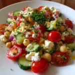 Cottage Cheese and Chickpeas Salad – Fresh, Protein-Packed & Perfectly Satisfying!