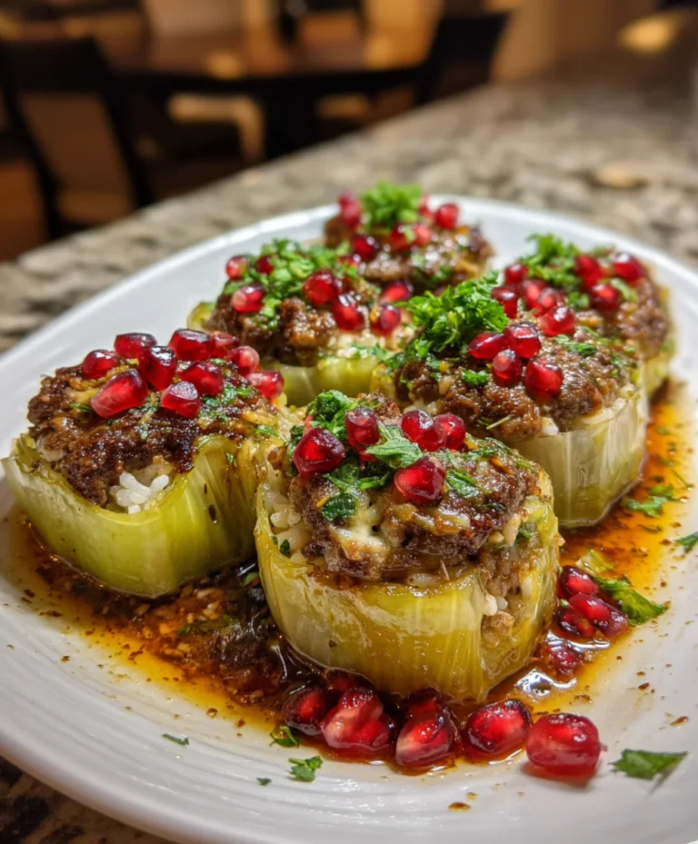 Elegant Stuffed Leeks with Beef