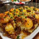 Loaded Beef & Potato Bake – Hearty, Cheesy & Packed with Comfort in Every Bite!