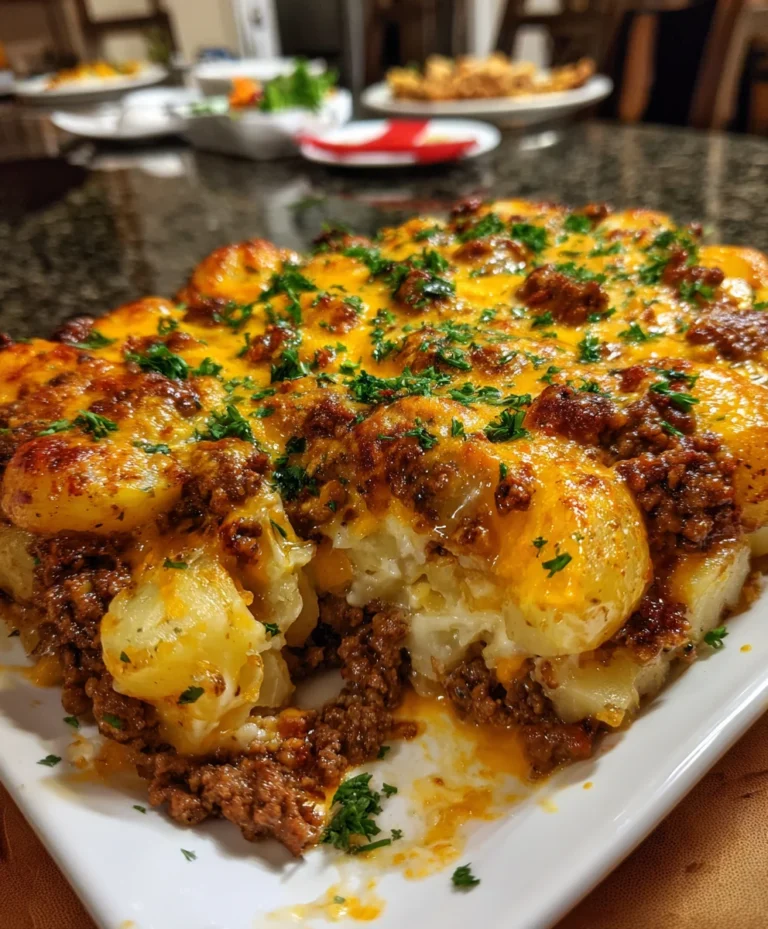 Loaded Beef & Potato Bake – Hearty, Cheesy & Packed with Comfort in Every Bite!