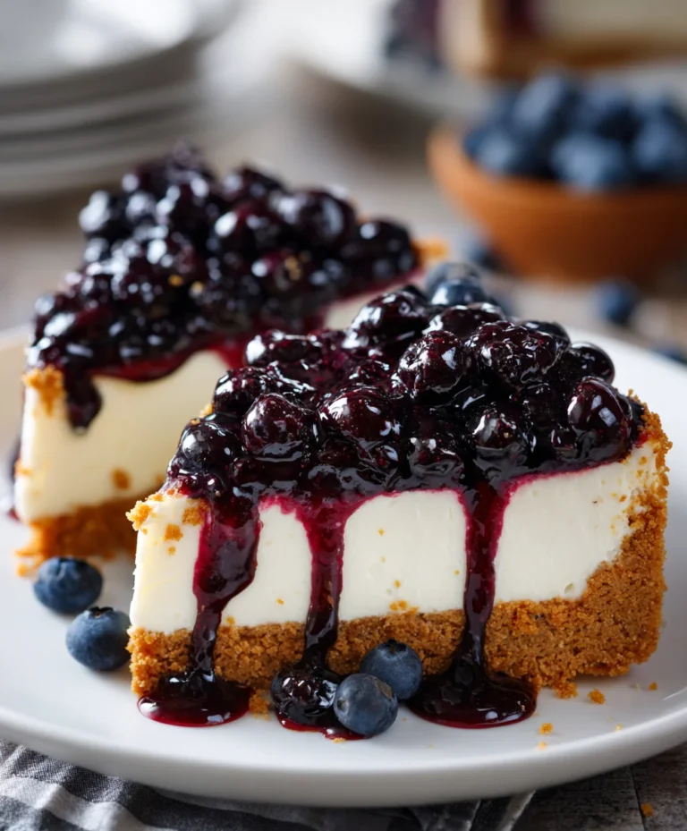 Blueberry Cheesecake Bars – Creamy, Fruity & Perfectly Irresistible!
