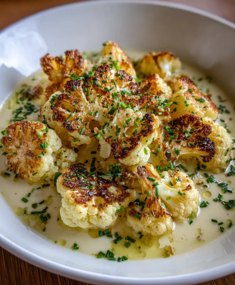 Roasted Cauliflower Soup – Creamy, Cozy & Deeply Flavorful!