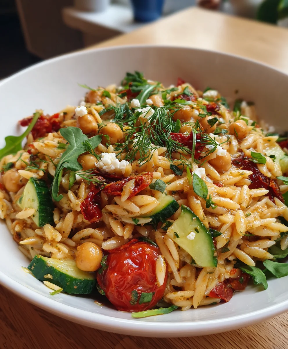 Sun-Dried Tomato Orzo Pesto – Savory, Vibrant & Mediterranean-Inspired!