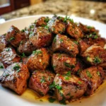 Garlic Butter Steak Bites – Juicy, Sizzling & Packed with Flavor!