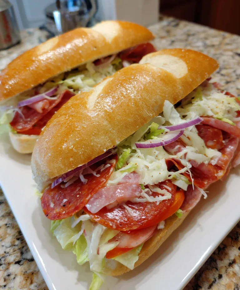 Italian Grinder Salad Sandwich – Loaded, Crunchy & Deli-Style Delicious!