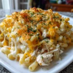 Cheesy Chicken Macaroni Casserole – Creamy, Hearty & Ultimate Comfort Food!